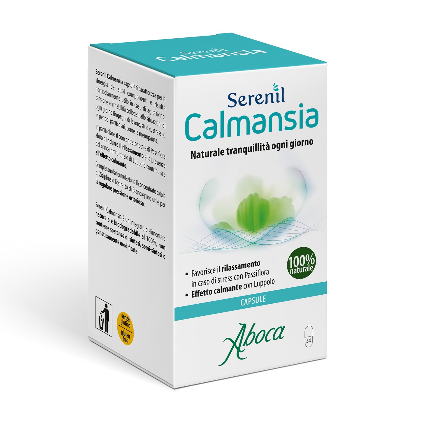 Aboca Serenil Calmansia Integratore Contro Ansia 50 Capsule