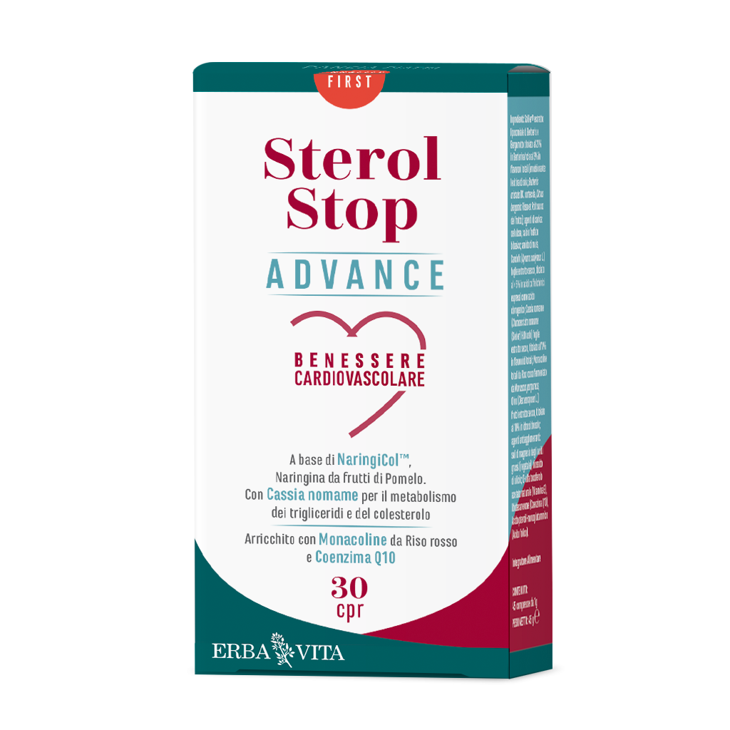 Erba Vita Sterol Stop Advance Integratore Benessere Cuore 30 Compresse