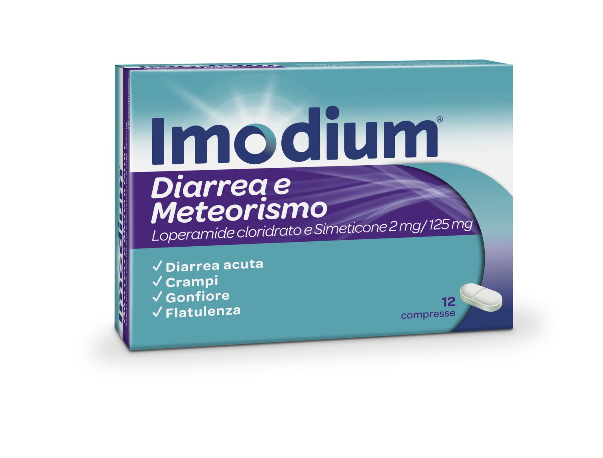 image - 048426023 - IMODIUM DIARREA E METEORISMO*12 cpr 2 mg + 125 mg - 4744110_1.jpg