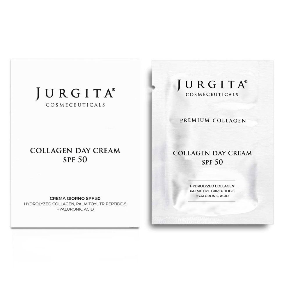 jurgita cosmeceuticals collagen day cream spf50 10 pezzi uomo