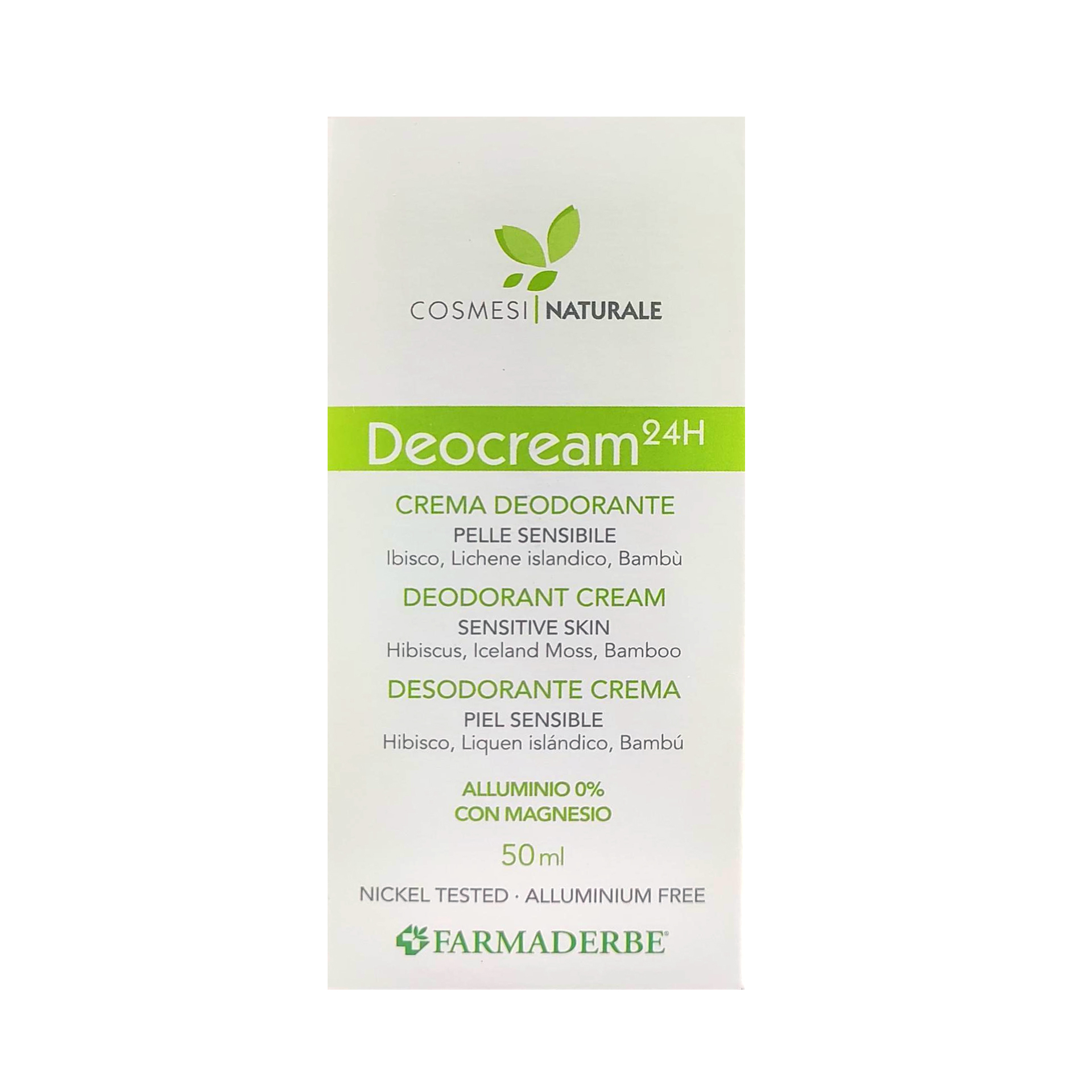 Deo Cream Deodorante Pelli Sensibili 50ml