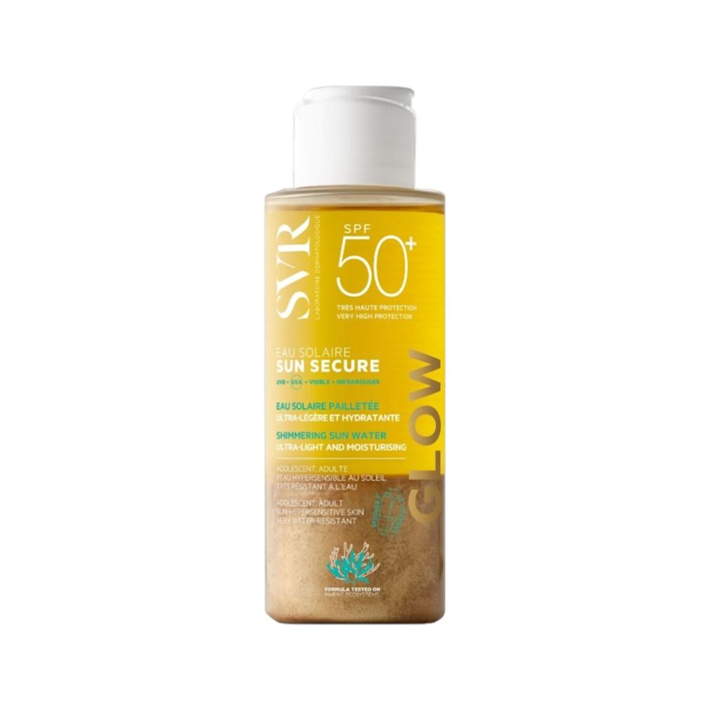 image - 951331406 - SUN SECURE EAU SOLAIRE GLOW SPF50+ ACQUA SOLARE BRILLANTINI ULTRA LEGGERA E IDRATANTE 100 ML - 4855126_2.jpg