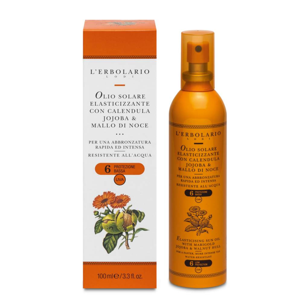 L'erbolario olio protezione solare Elasticizzante Spf6 100ml