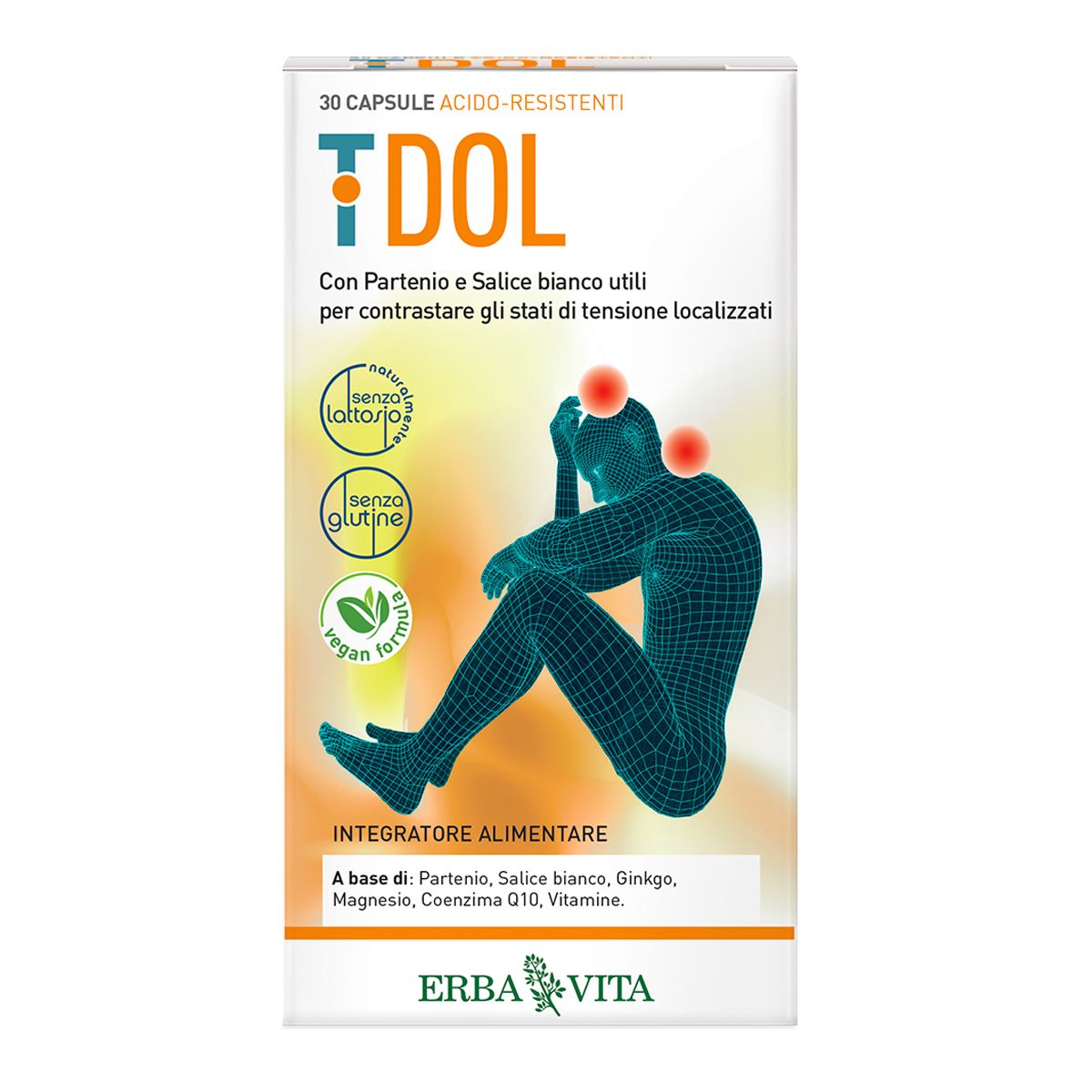 Erba Vita T Dol Integratore Microcircolo 30 Capsule