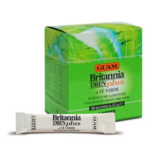 Guam Britannia Dren Plus Te Verde 30 Buste 12ml