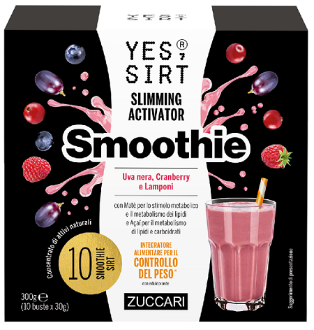 Yes Sirt Slimming Activator Integratore Smoothie Uva Nera Mirtilli E Lamponi 10 Buste