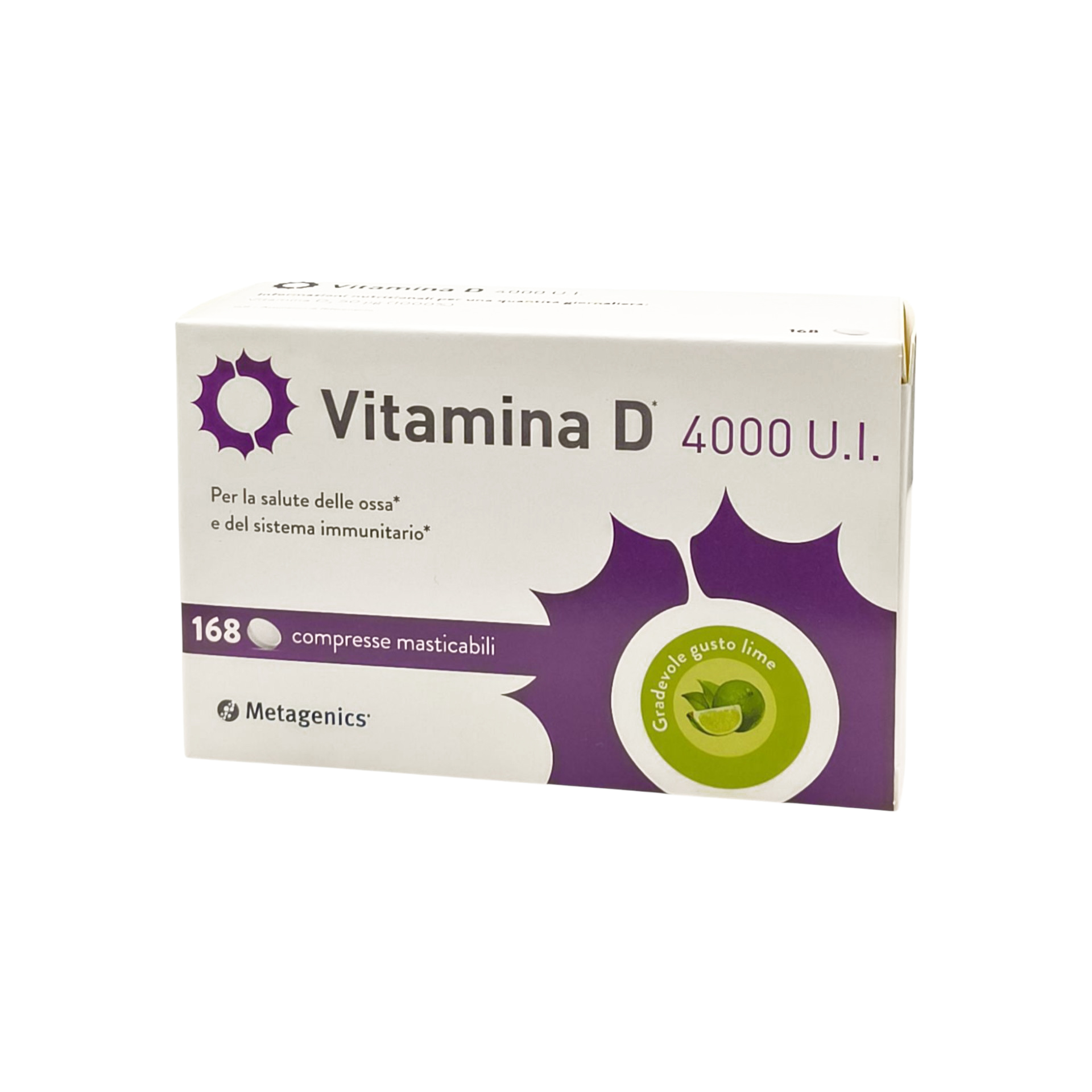 Metagenics Vitamina D 4000 Ui 168 Compresse Masticabili