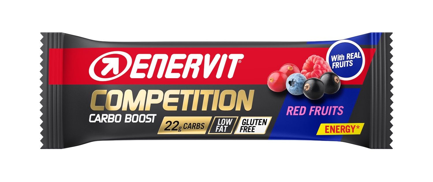 Enervit Competition Carbo Boost Barretta energetica Gusto Frutti Rossi 30g