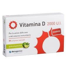 Metagenics Vitamina D Ossa 2000 Ui 84 Compresse Masticabili