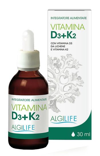 Algilife Vitamina D3+k2 Gocce Integratore Articolazioni 30ml