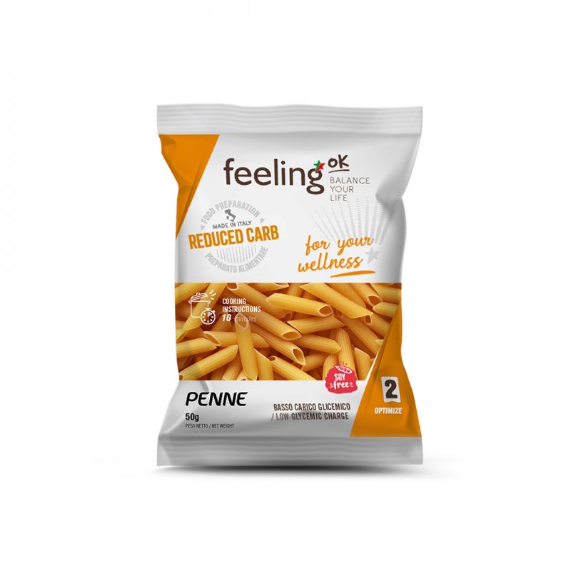 Feeling Ok Penne Optimize Pasta Monoporzione 50g