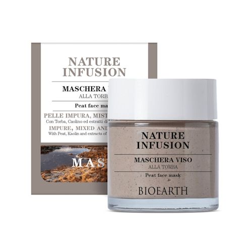 983192257 - Bioearth Nature Infusion Maschera Viso Torba pelle impura mista grassa 100ml - 4739436_1.jpg
