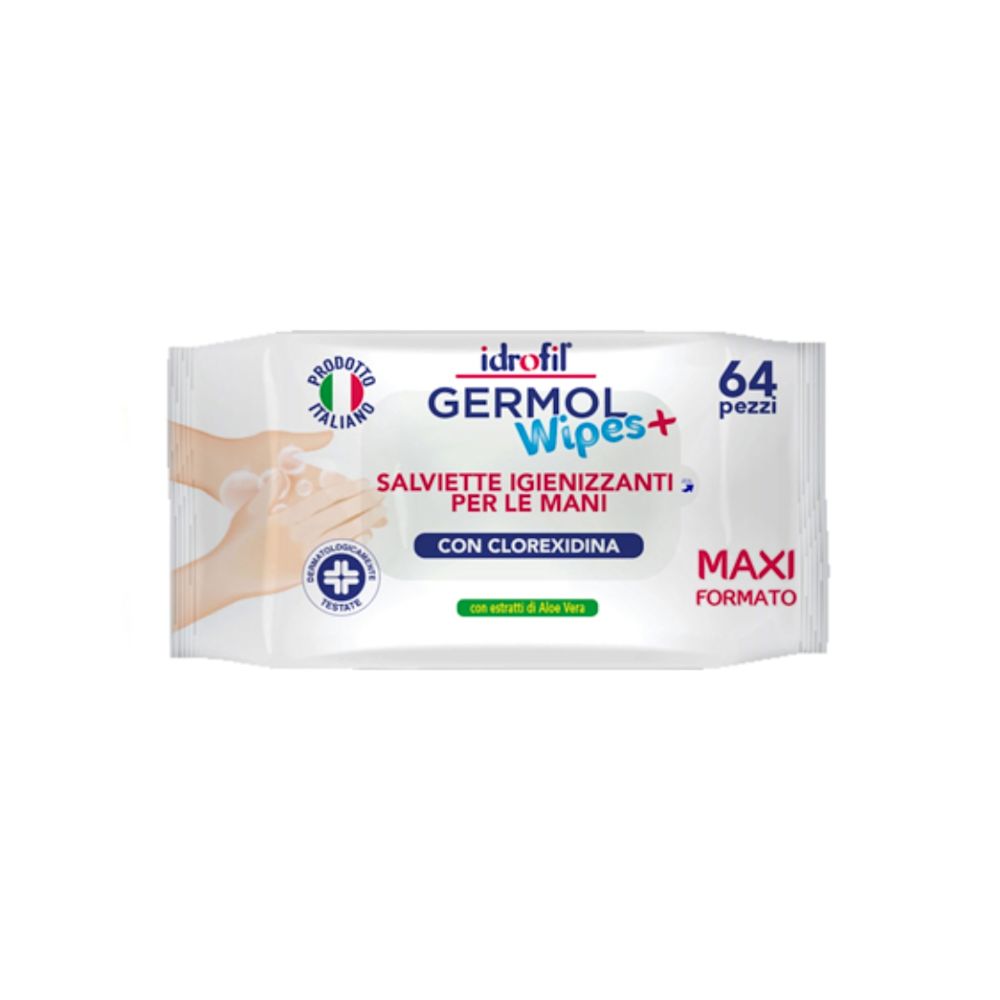 image - 981266529 - GERMOLWIPES SALVIETTINE IGIENIZZANTI MANI 64 PEZZI - 4864508_2.jpg