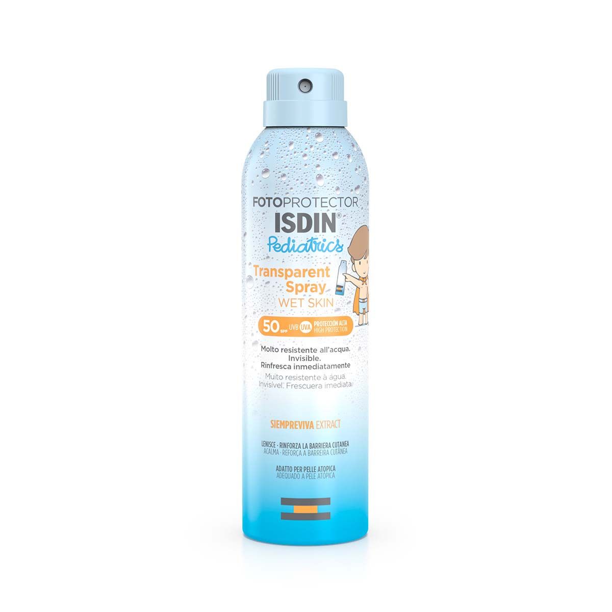 Isdin Fotoprotector Pediatrics Transparent Spray Wet Skin SPF 50 250ml