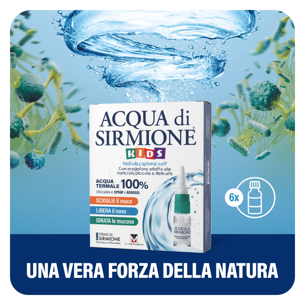 image - 989928573 - ACQUA DI SIRMIONE KIDS NEBULIZZAZIONE SOFT ACQUA TERMALE 100% 6 FLACONCINI PLURIDOSE DA 15 ML - 4805677_4.jpg