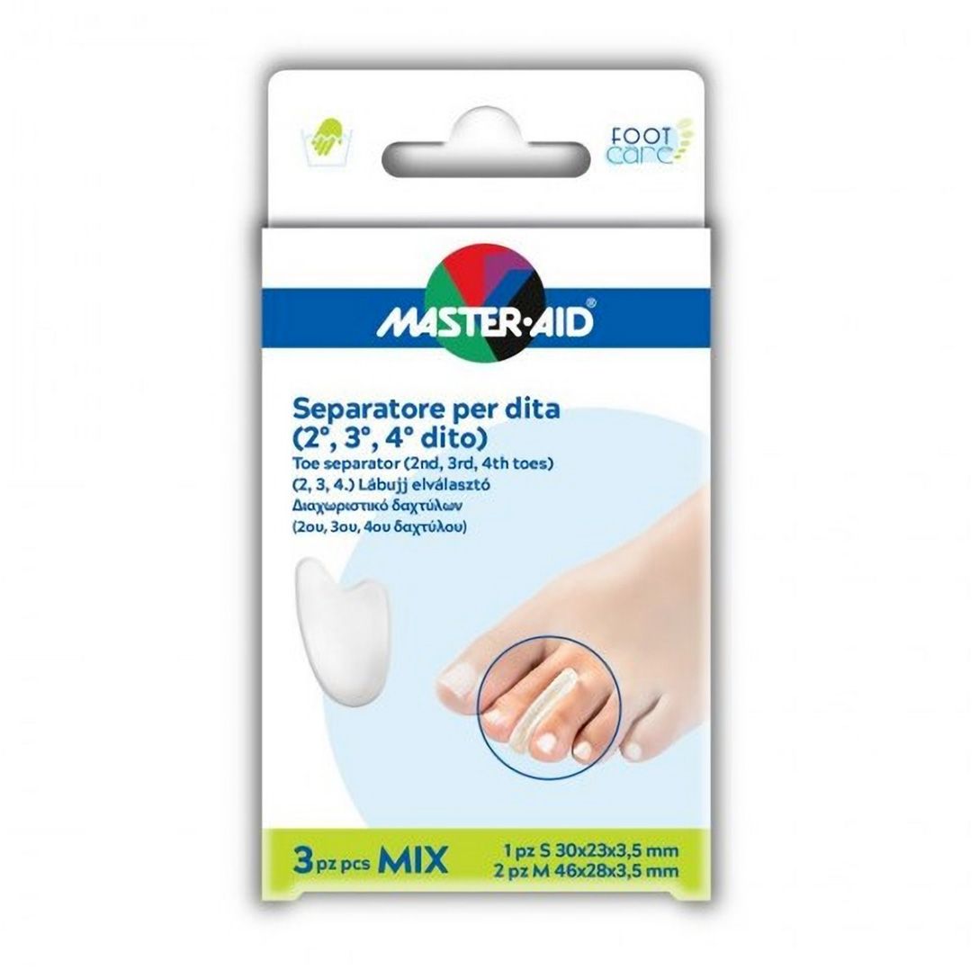 Master-aid Separatore Dita In Gel 1 S + 2 M