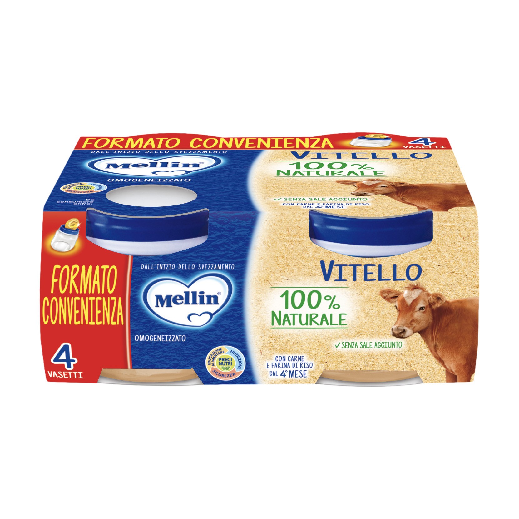 image - 927463149 - MELLIN OMOGENEIZZATO VITELLO 4 PEZZI X 80 G - 7890417_2.jpg