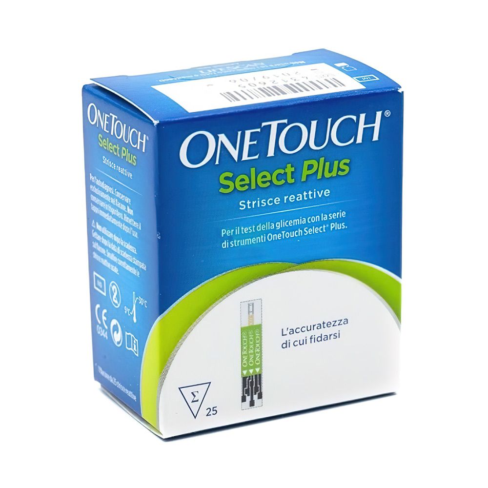 Onetouch Selectplus Strisce Glicemia 25 Pezzi