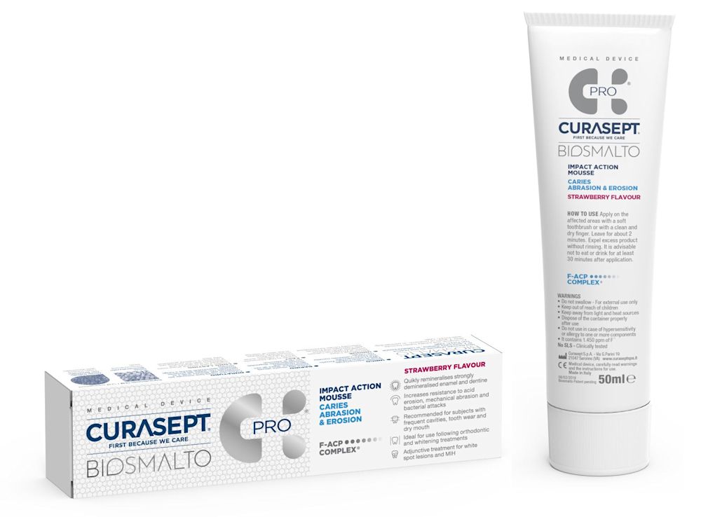 978103657 - Curasept Biosmalto Dentifricio Mousse Fragola 50ml - 4706152_1.jpg