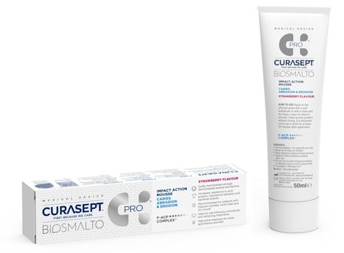 978103657 - Curasept Biosmalto Dentifricio Mousse Fragola 50ml - 4706152_1.jpg