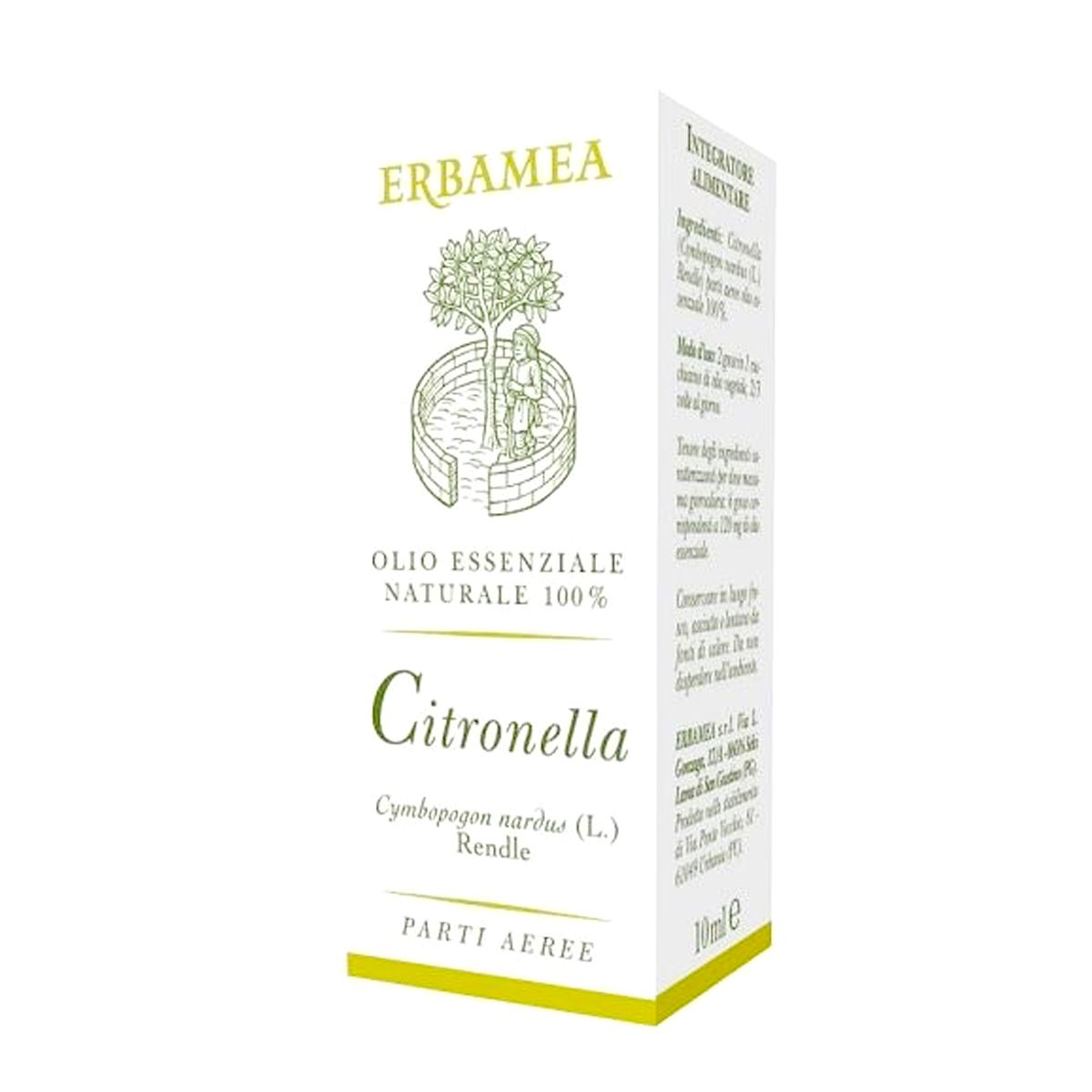 Erbamea Citronella Olio Essenziale 100% 10ml