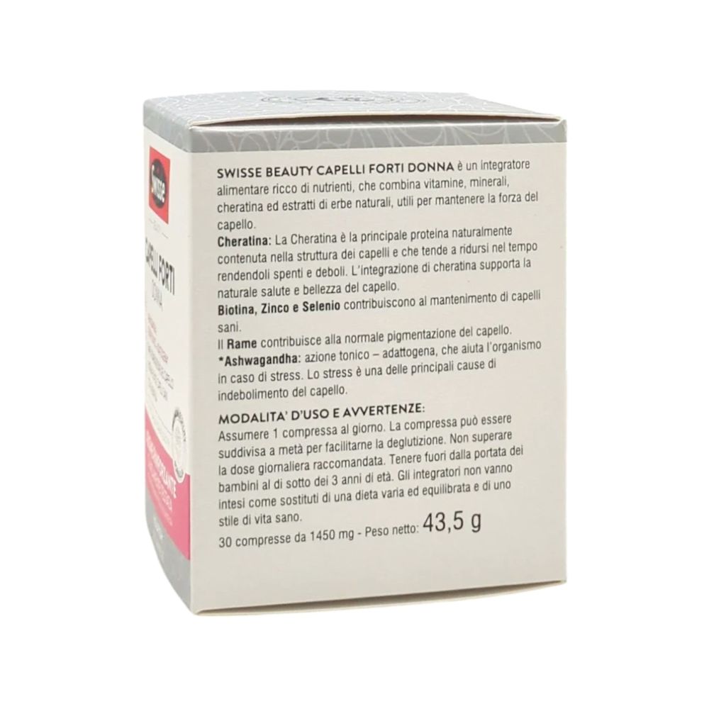 image - 980506392 - SWISSE CAPELLI FORTI DONNA 30 COMPRESSE - 4704013_6.jpg