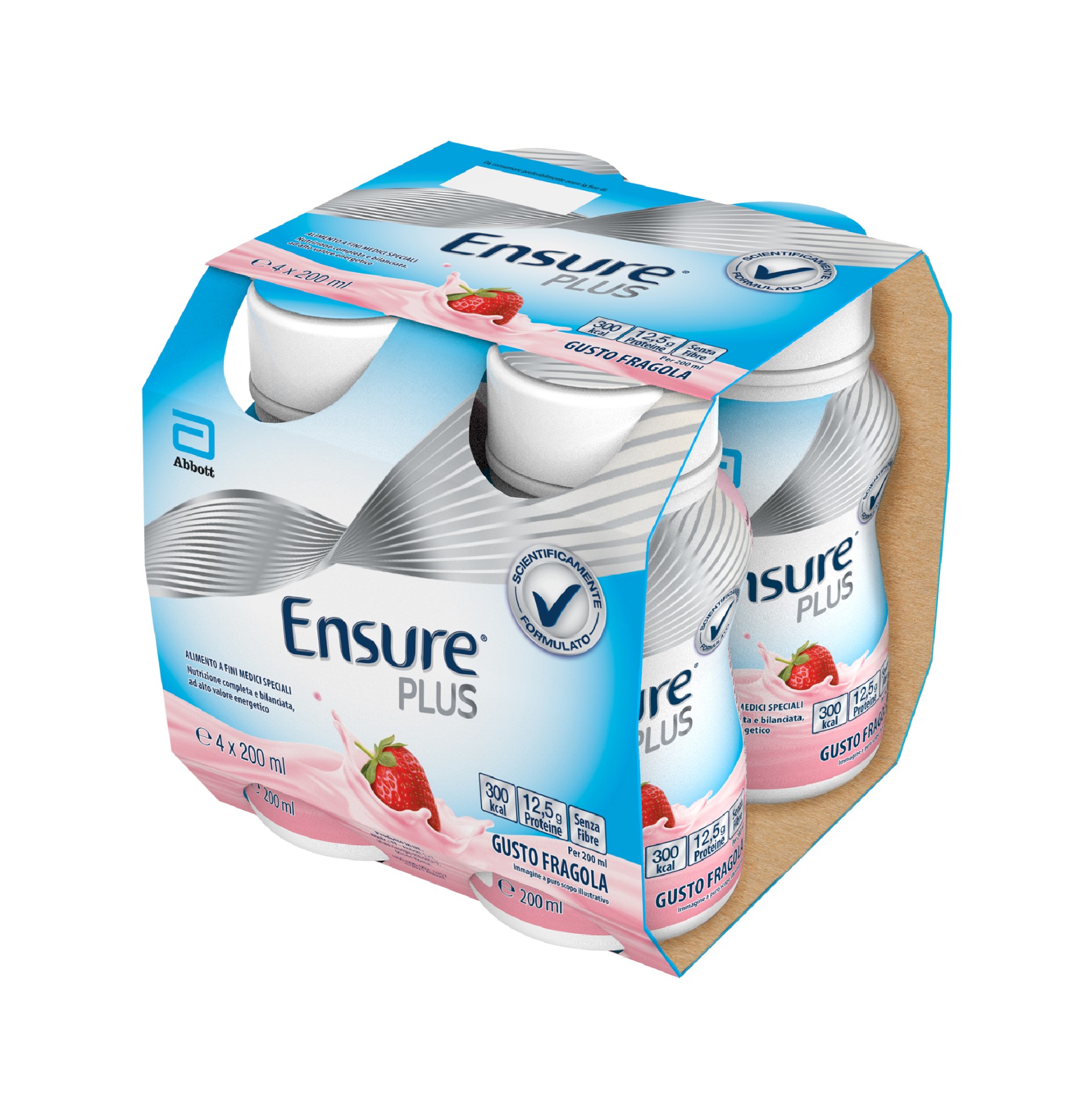 image - 935609723 - ENSURE PLUS FRAGOLA 4 BOTTIGLE DA 200 ML - 7877986_4.jpg