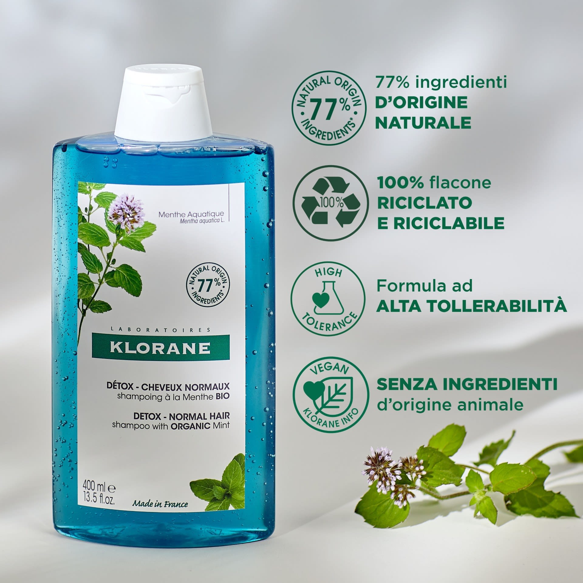 image - 981391067 - KLORANE SHAMPOO ALLA MENTA ACQUATICA 400 ML - 4707959_6.jpg