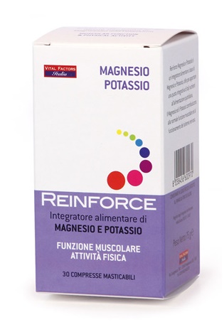 Reinforce Magnesio + Potassio 30 Compresse Masticabili