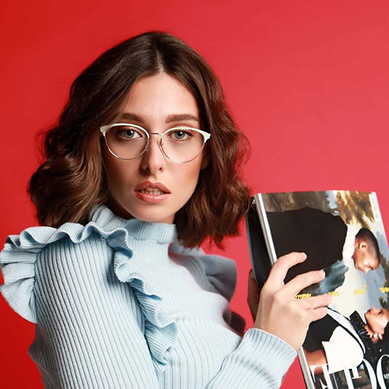 image - 943346270 - Contacta Elle Verde Acqua +1,50 Occhiali per la presbiopia 1 pezzo - 4725895_4.jpg