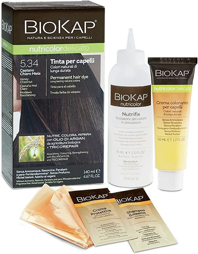 Biokap Nutricolor Delicato Tinta Capelli 5.34 Castano Chiaro Miele