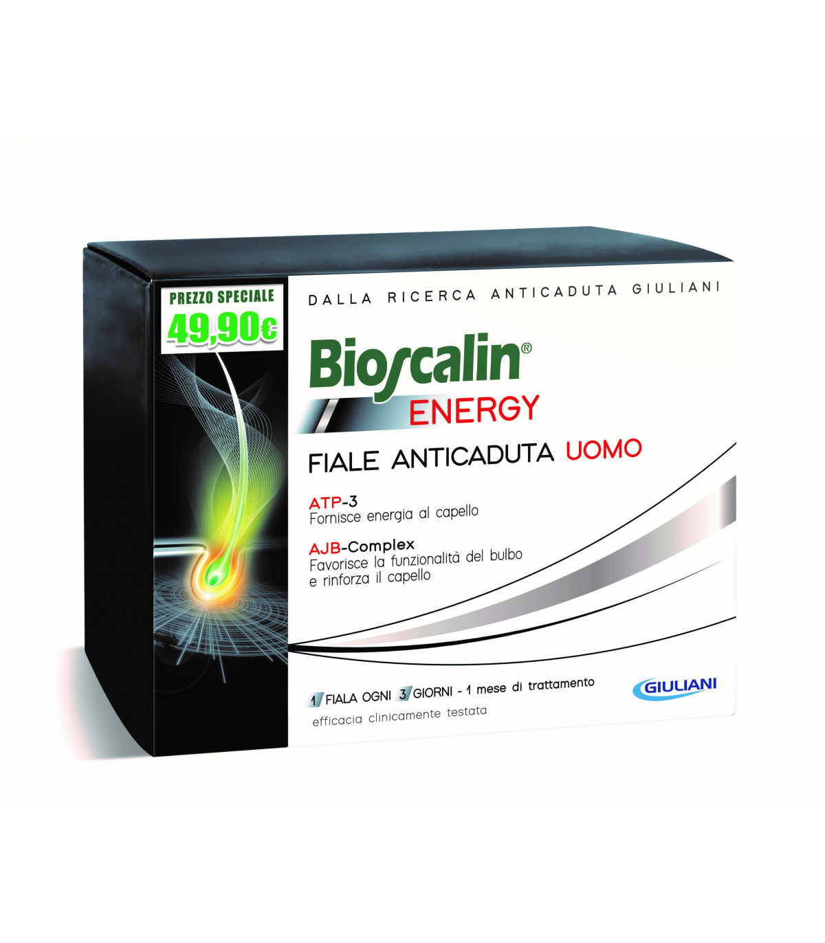 Bioscalin Energy Capelli Anti-Caduta 10 Fiale