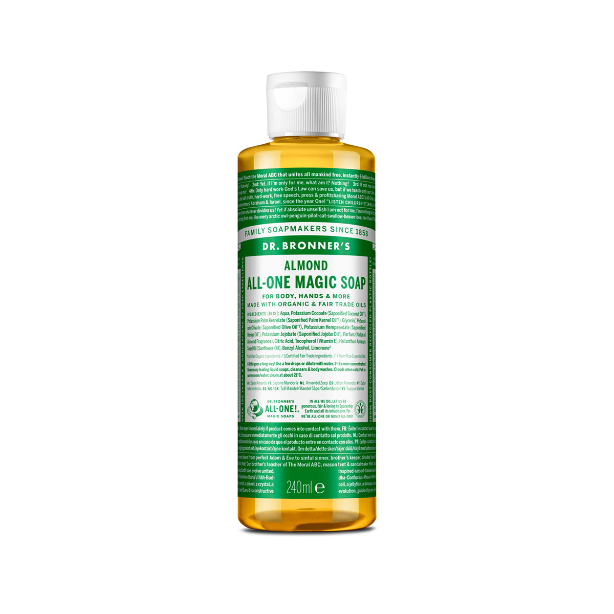 image - 972194740 - DR BRONNER'S 18-IN-1 LIQUID SOAP ALMOND 240 ML - 4760030_1.jpg