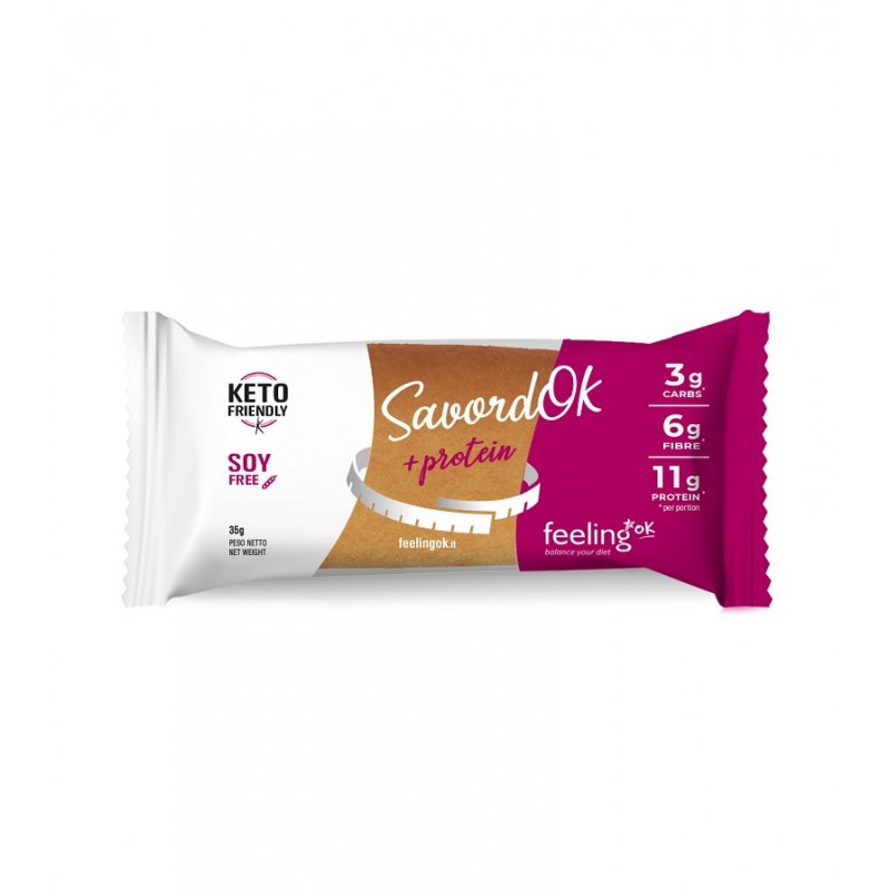 Feeling Ok Savordok Savoiardo Gusto Gusto Arancia 35g