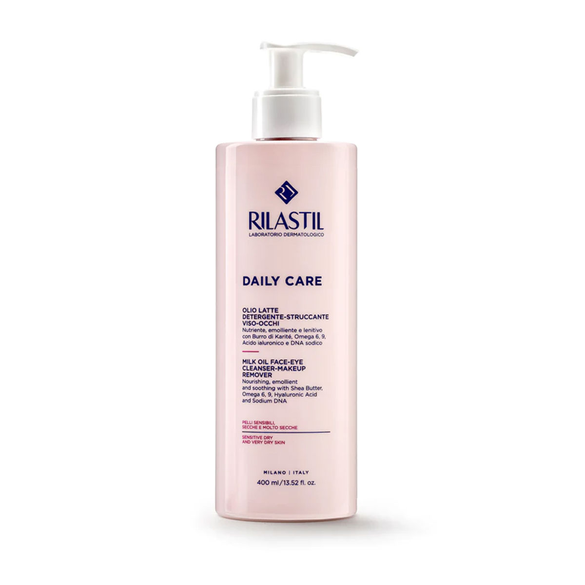 Rilastil Daily Care Olio Latte Detergente Struccante Viso Occhi 400ml