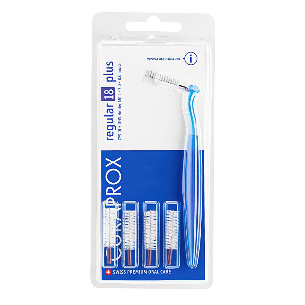 Curaprox Regular 18 Plus Scovolino + 4 Testine