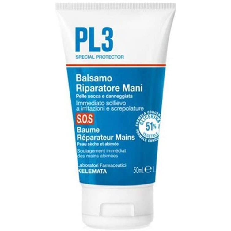 Kelemata Pl3 Balsamo Riparatore Mani Sos 50ml