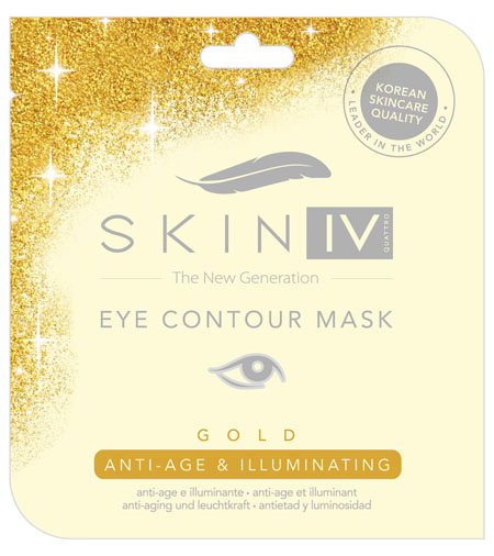 Skin Iv Maschera Contorno Occhi Polvere D'oro Antiage Illuminante 3g