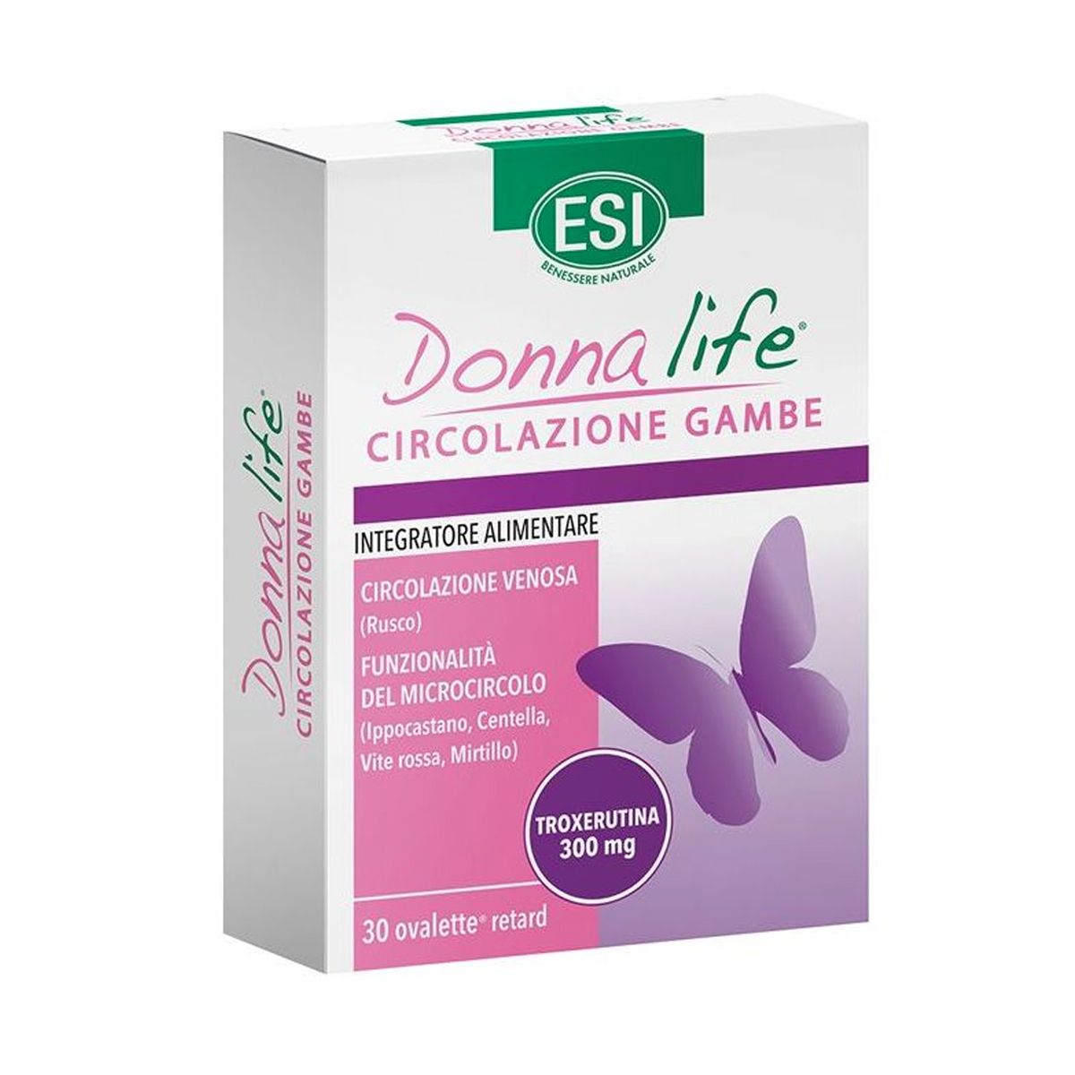 Esi Donna Life Integratore Circolazione Gambe 30 Ovalette