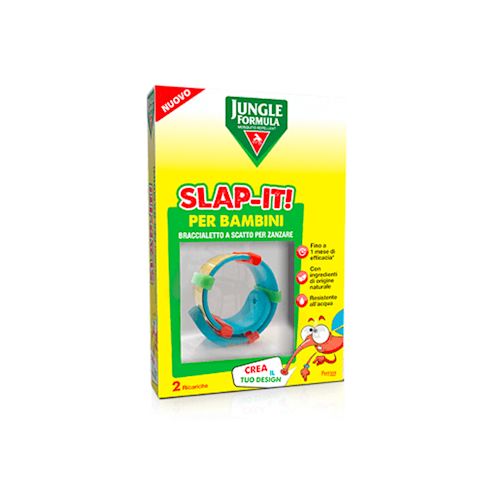 970428850 - JUNGLE FORMULA SLAP-IT BRACCIALETTO ANTI-ZANZARE PER BAMBINI+ 2 RICARICHE - 4703297_1.jpg