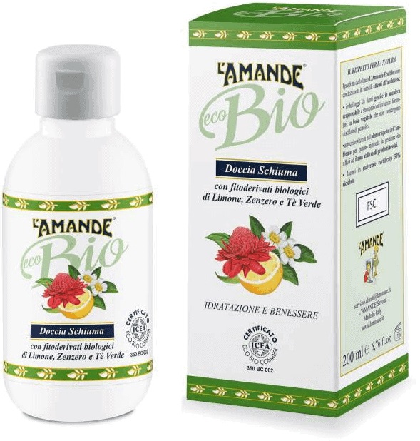 L'amande Doccia Schiuma Eco Bio 200ml