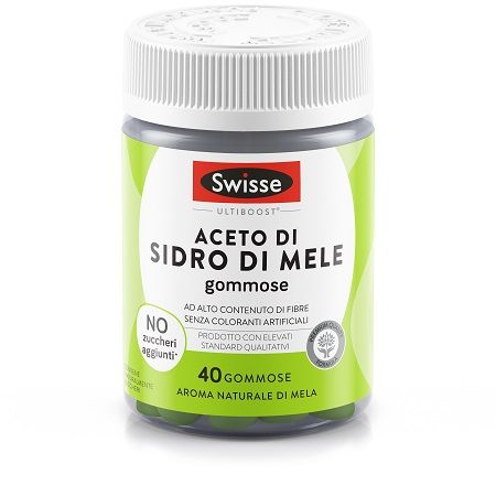 Swisse Ultiboost Aceto Sidro Mele Integratore 40 Pastiglie Gommose