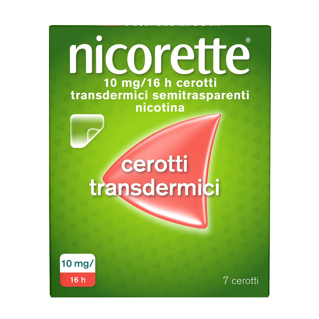 Nicorette Cerotti Transdermici 10 Mg Smettere Di Fumare 7 Pezzi