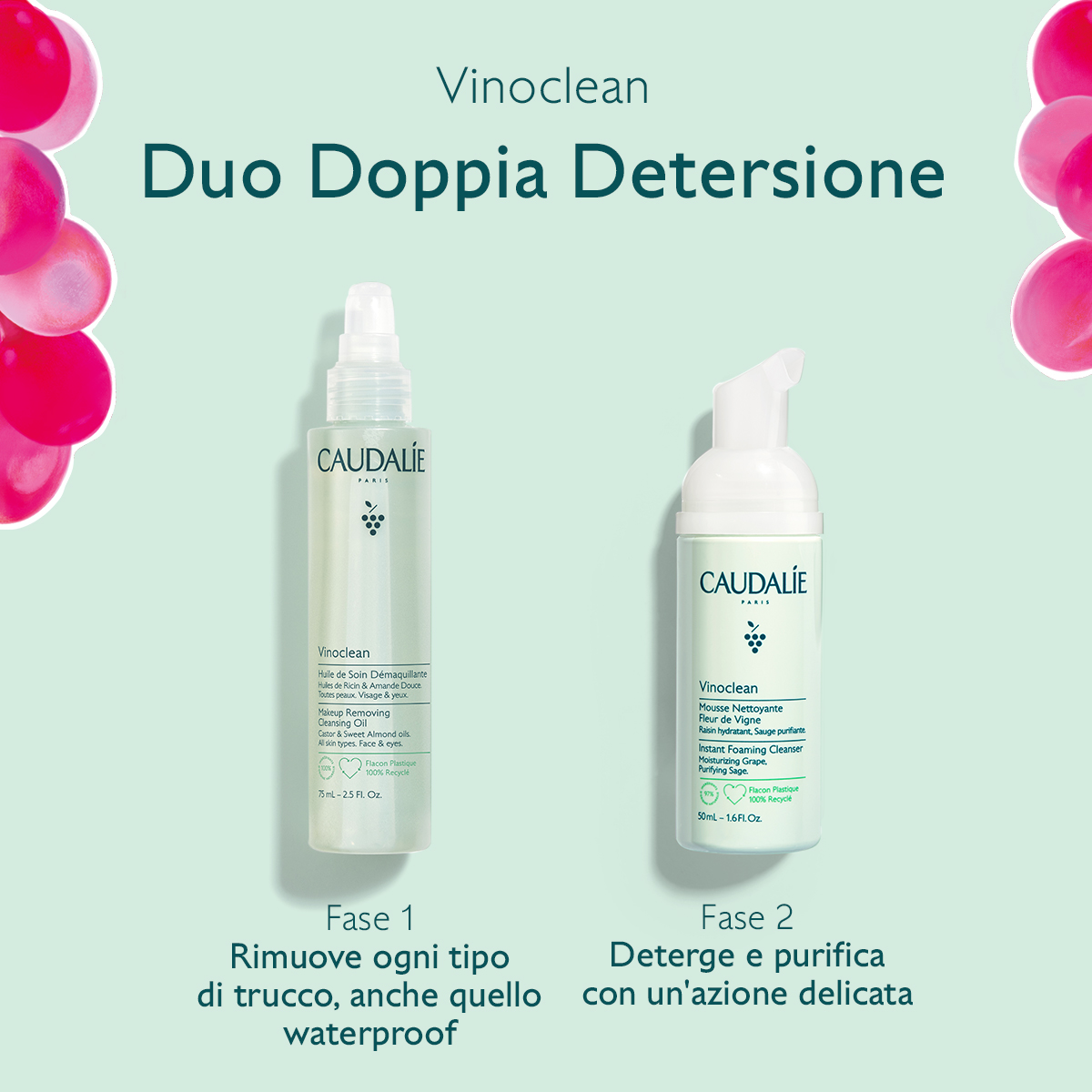 image - 951104090 - VINOCLEAN DUO SET XMAS 2025 OLIO STRUCCANTE 75 ML + VINOCLEAN MOUSSE 50 ML - 4841724_2.jpg