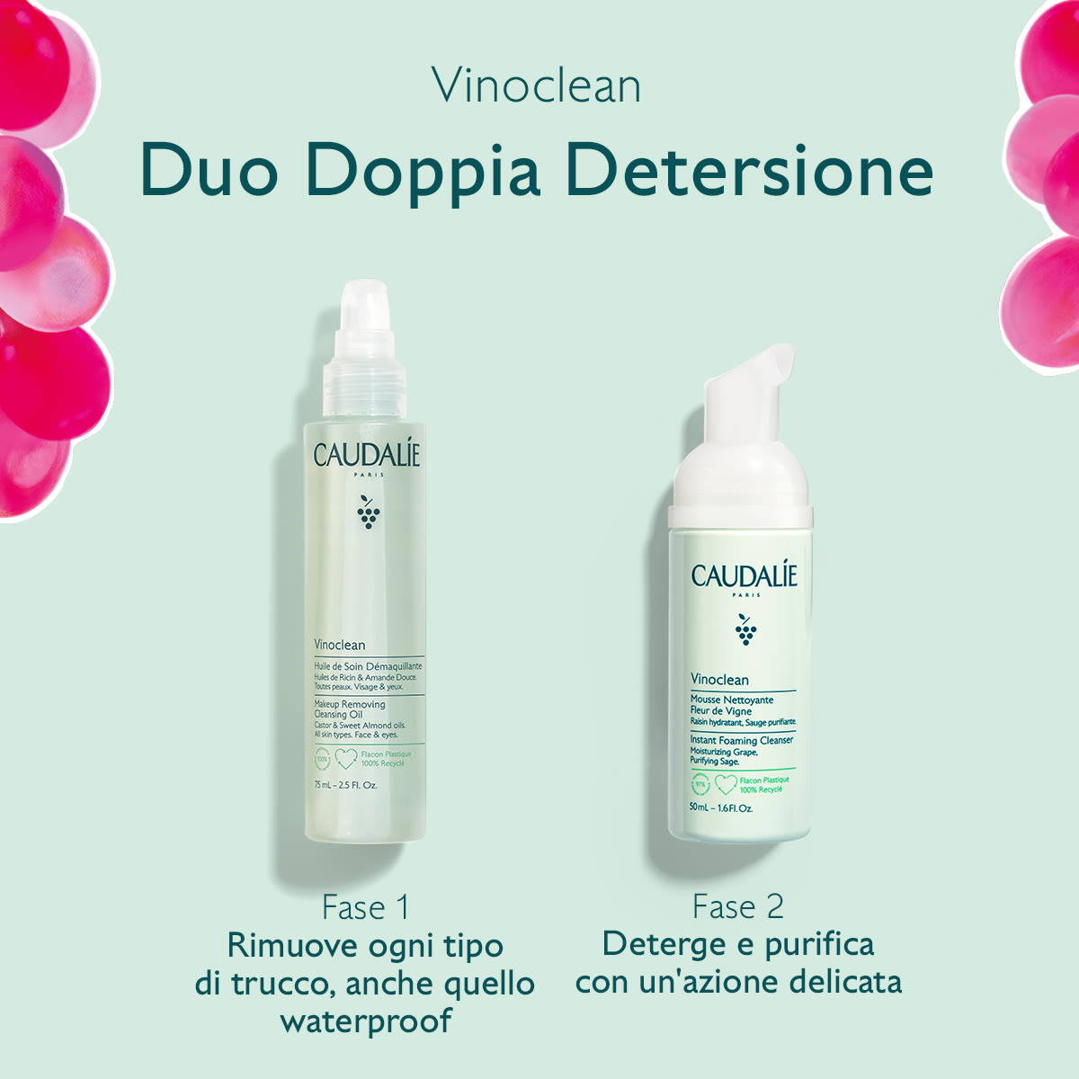 image - 951104090 - VINOCLEAN DUO SET XMAS 2025 OLIO STRUCCANTE 75 ML + VINOCLEAN MOUSSE 50 ML - 4841724_2.jpg