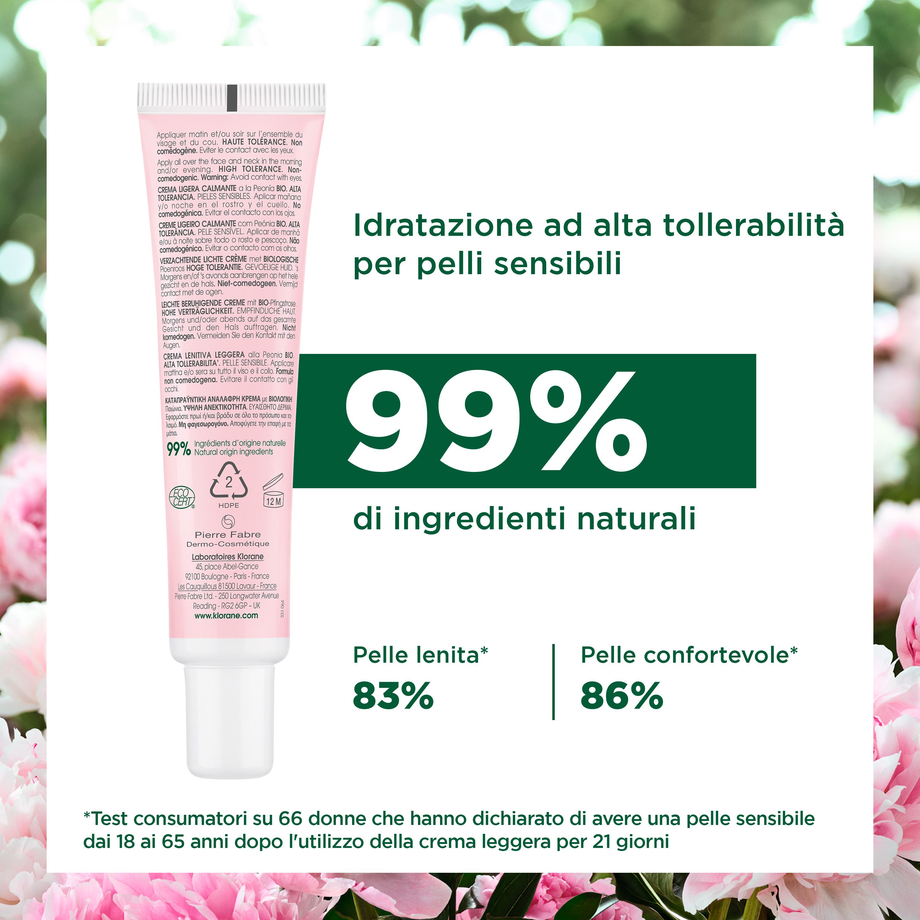 image - 983592484 - Klorane Crema Ricca Lenitiva Peonia BIO Pelle Sensibile Secca 40ml - 4739942_3.jpg