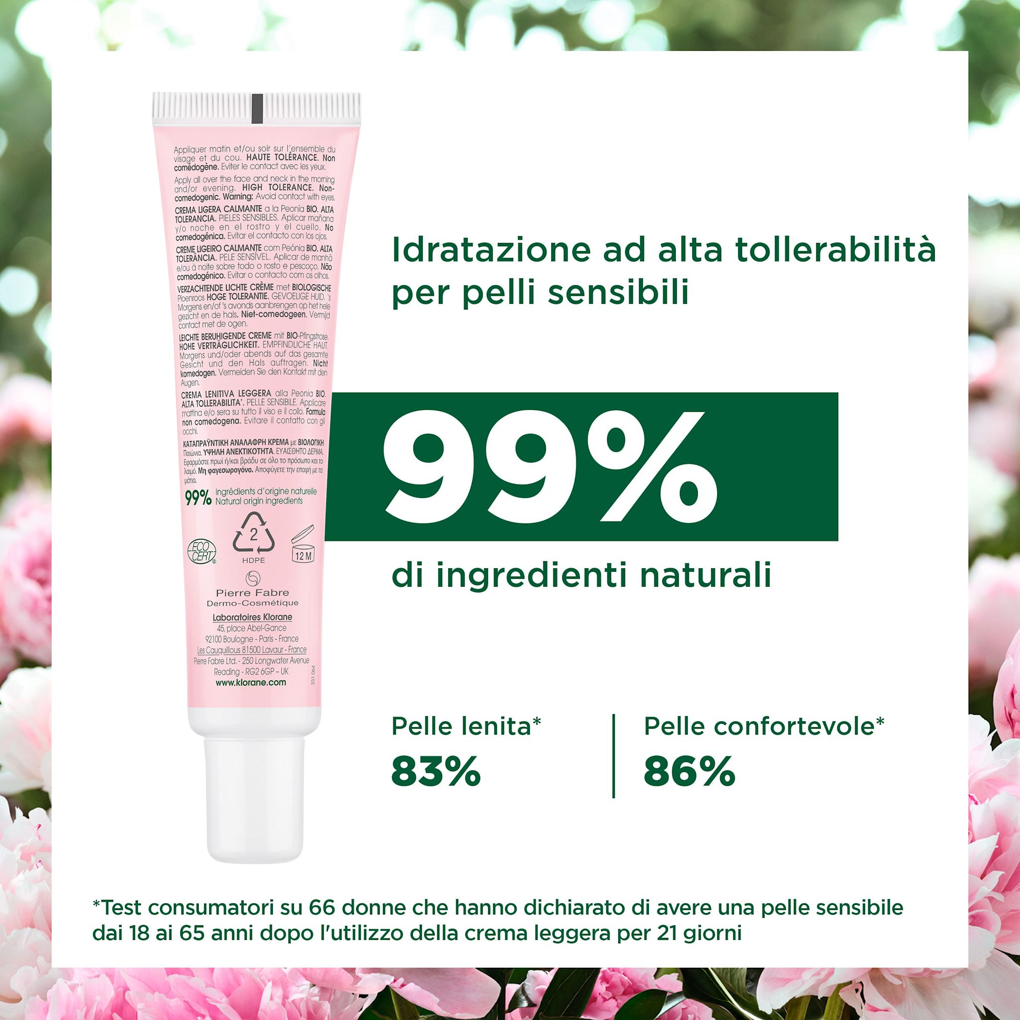image - 983592484 - Klorane Crema Ricca Lenitiva Peonia BIO Pelle Sensibile Secca 40ml - 4739942_3.jpg