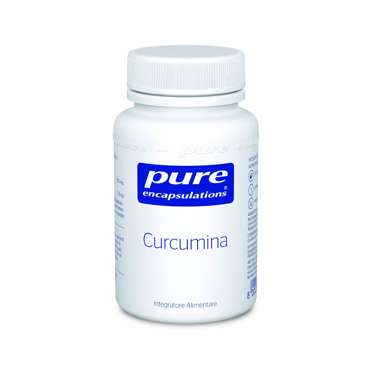 Pure Encapsulations Curcumina Integratore Anti ossidante 30 Capsule