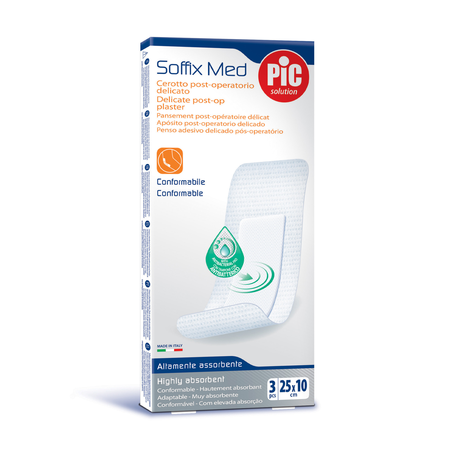 image - 926522792 - Cerotto post-operatorio in TNT con tampone centrale assorbente e antibatterico, traspirante e conformabile, per pelli sensibili. - 7884239_2.jpg
