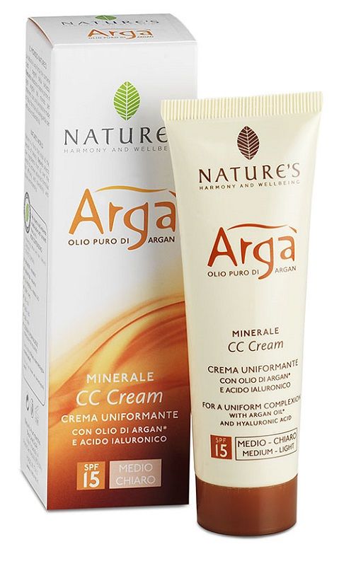 Nature's Argà Cc Cream Crema Uniformante Medio Chiara 50ml